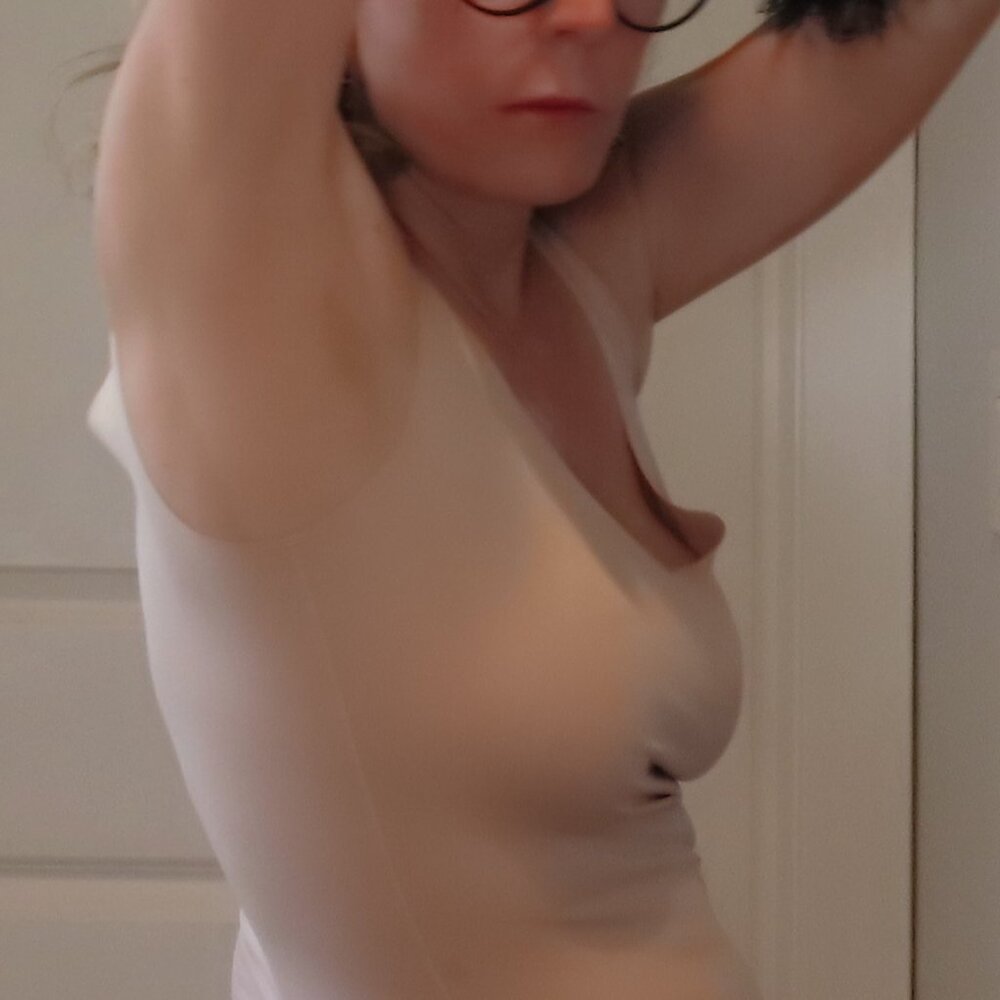 2 nude shapewear tops, 1 nude shapewear panty, size M